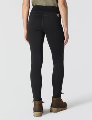 Carhartt Women's 103609 Women's Force Lightweight Utility Legging - X-Small Regular - Black