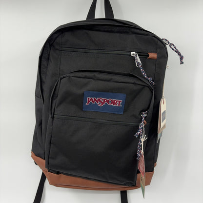JanSport Cool Backpack, with 15-inch Laptop Sleeve - Large Computer Bag Rucksack with 2 Compartments, Ergonomic Straps, Black