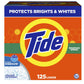 Tide Powder Laundry Detergent, Mountain Spring Scent, 125 Loads, 143 oz