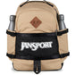 JanSport Small Seattle Pack – Compact Backpack with Main Compartment, Dual Water Bottle Pockets, and Padded Sleeve for 15-Inch Laptop, Travertine