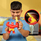 Heroes of Goo Jit Zu Meteor Madness, Stretchy Blazagon Action Figure, with Unique Scrunchy Goo Filling & Meteor Battle Gauntlet, Sensory Toy That Stretch Up to 3X Its Size