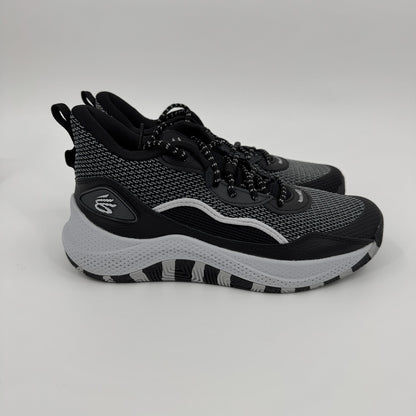 Under Armour - Unisex Curry 3Z 24 Shoes, Color Black (001), Size: 8 M US Mens / 9.5 M US Womens
