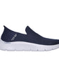 Skechers Men's Go Walk Flex No Hands Hands Free Slip-Ins Sneaker, Navy, 10 X-Wide