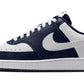 Nike Men's Court Vision Low Midnight Navy/White 12 Medium
