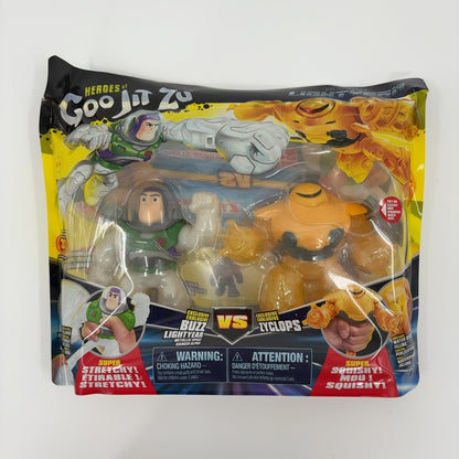 Disney Pixar Heroes of Goo Jit Zu Buzz vs Zyclops Hero Pack Toy New Sealed
