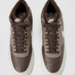 Nike Men's Court Vision Mid Next Nature Shoes, Baroque Brown/Light Bone-Mink Brown, 12