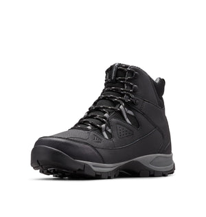 Columbia Mens Liftop III Waterproof Snow Boot, Black/Titanium Grey Steel, 9.5