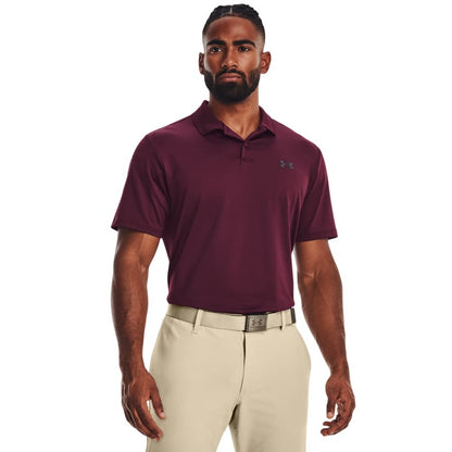 Under Armour Men's Performance 3.0 Polo, (600) Dark Maroon / / Pitch Gray, XX-Large