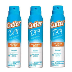 Cutter Dry Insect Repellent Pack of 3