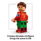 LEGO Editions Cristiano Ronaldo – Soccer Highlights - Building Set for Boys & Girls, Ages 10+ - Collectible Soccer Gift with Plaque - Kids Bedroom or Shelf Decor - 43012