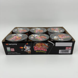 Samyang Buldak Original Spicy Chicken Ramen Bowl, 3.7 oz., 6 pk.