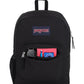 JanSport Cross Town Backpack 17" x 12.5" x 6" - Simple Bag for Everyone with 1 Main Compartment, Front Utility Pocket - Premium Class Accessories - Black