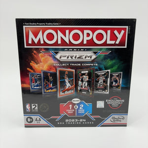 Monopoly Prizm: NBA 2nd Edition Board Game | Monopoly Game with 2023-24 Panini NBA Trading Cards | Ages 8 and Up | 2 to 4 Players | Basketball Games