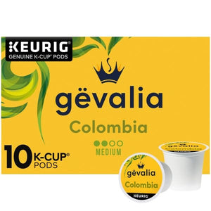 Gevalia Colombia Medium Roast K-Cup Coffee Pods, 10 Count (Pack of 3)