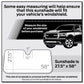 Plasticolor 002828W01 Peanuts Snoopy Expressions Windshield Accordion Sunshade