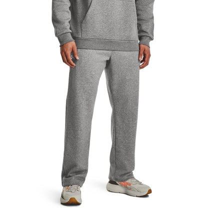 Under Armour Men's Rival Fleece Pants, (025) Castlerock Light Heather / / White, XX-Large