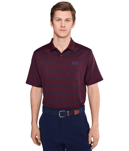 Under Armour Men's Matchplay Printed Golf Polo Dark Maroon/Midnight Navy/Midnight Navy XX-Large