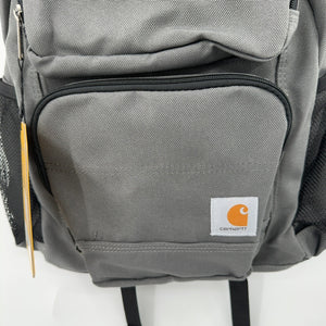Carhartt 27L Single-Compartment Backpack, Durable Pack with Laptop Sleeve and Duravax Abrasion Resistant Base, Gray