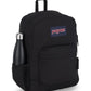 JanSport Cross Town Backpack 17" x 12.5" x 6" - Simple Bag for Everyone with 1 Main Compartment, Front Utility Pocket - Premium Class Accessories - Black