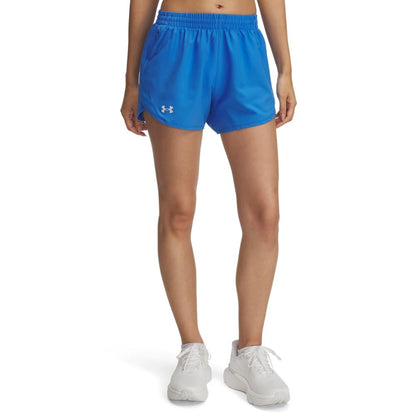 Under Armour Women's Fly by Shorts, (402) Blue Atlantis/Blue Atlantis/Reflective, XX-Large