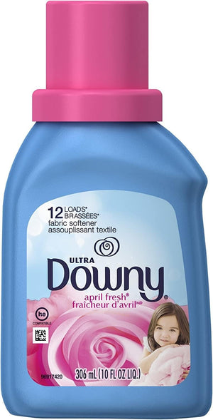 Downy April Fresh Liquid Fabric Conditioner (Fabric Softener), 12 Loads 10 fl oz