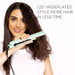 CHI Original Flat Iron Hair Straightener, Ceramic Floating Plates for Smooth Finish, Quick Heat Up Styling Tool, Adjustable Heat Settings, 1.25", Mint Mojito