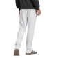 Adidas Mens Essentials Feel Cozy Fleece Sportswear Pants, Light Grey Heather/Black, X-Large