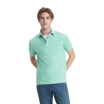 Tommy Hilfiger Men’s Polo Shirts Regular Fit | Dri Fit Polo Shirts for Men | Short Sleeve Moisture Wicking Stretch Polo Shirt with Quick Dry + UV Protection