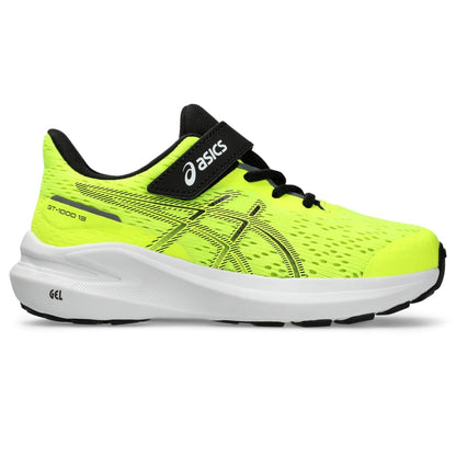 ASICS Kid's GT-1000 13 Pre-School Running Shoes, 2, Safety Yellow/Black