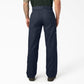 Dickies Men's Loose Fit Double Knee Work Pants – Durable Twill Utility Trousers for Construction & Warehouse, Dark Navy, 28W x 32L