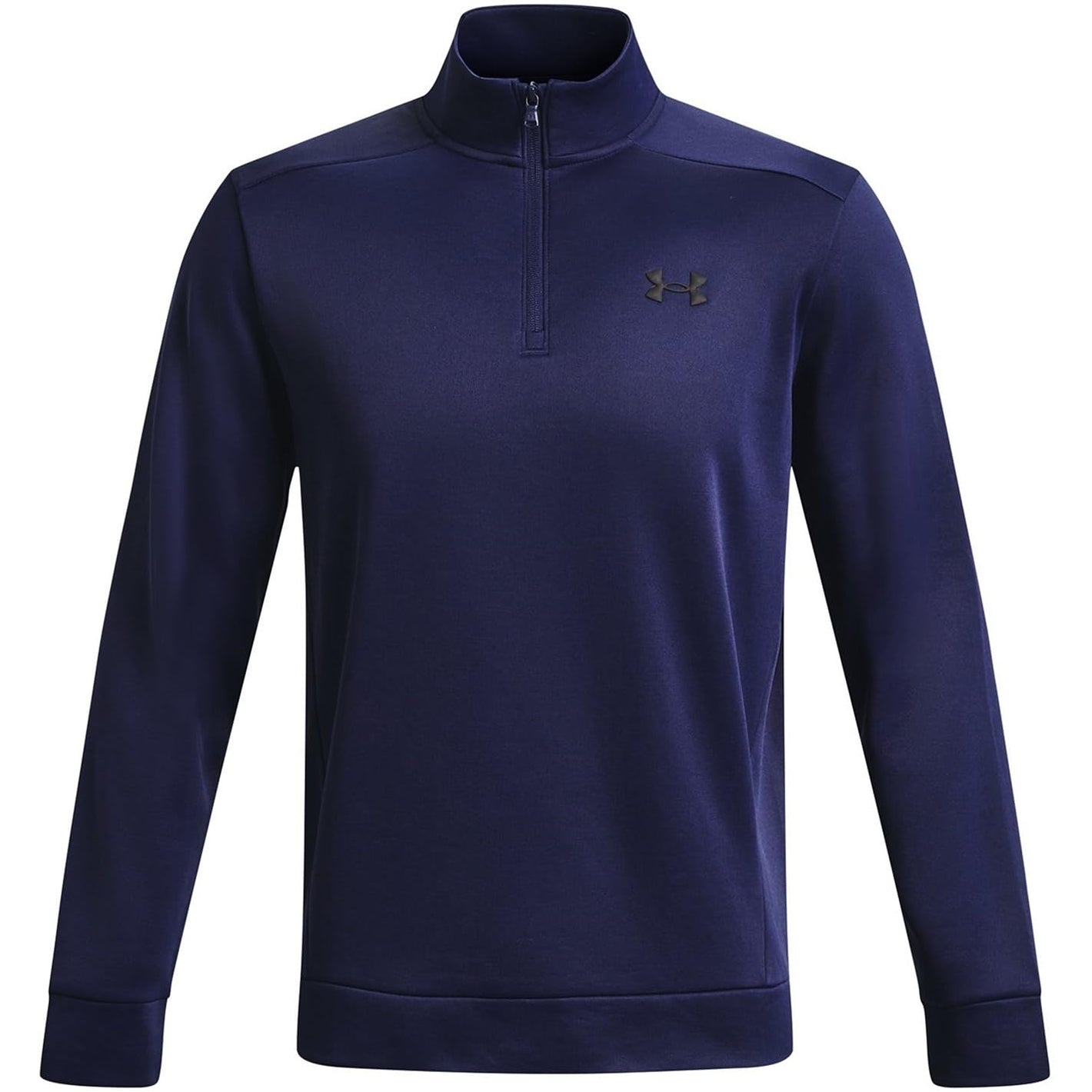 Under Armour Men's ArmourFleece 1/4 Zip, (410) Midnight Navy / / Black, X-Large Tall