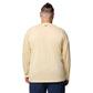 Columbia Men's PFG Terminal Tackle Long Sleeve Fishing Shirt, Lemon Wash/Blue Echo Logo, Small