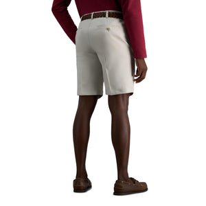 Haggar Mens Cool 18 Pro Straight Fit 4-Way Stretch Expandable Waist with Big & Tall Sizes Flat Front Shorts, String Casual, 42 US