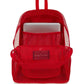 JanSport Eco Mesh Backpack, Red Tape, 17” x 12.5” x 6” - Large Semi-Transparent Bag for Adults with Laptop Sleeve, Padded Back Panel, Red Tape
