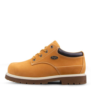 Lugz Men's Drifter Lo LX Oxford Work Boot, Golden Wheat/Bark/Cream/Gum, 7 M