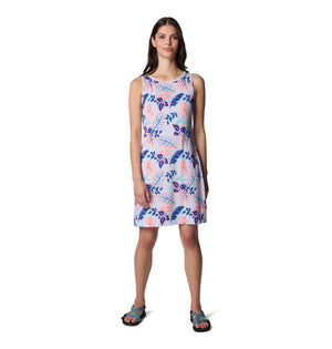 Columbia Women's Chill River Printed Dress, Snowdrift Pasteled, XX-Large