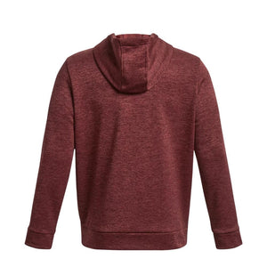 Under Armour Men's ArmourFleece Twist Hoodie, (600) Dark Maroon / / Black, Medium