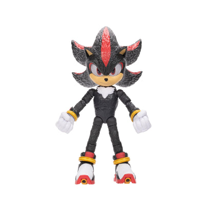 Sonic The Hedgehog – 5-Inch Shadow Action Figure – 20+ Points of Articulation – Official Collector Toy – Boys & Girls Ages 3+