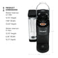 Keurig K-Supreme Single Serve K-Cup Pod Coffee Maker, MultiStream Technology, 4 Brew Sizes, 66oz Dual-Position Removable Reservoir, Black