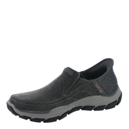 Skechers Slip-Ins Relaxed Fit: Respected-Holmgren Men's Slip On, 9.5 3E US, Charcoal