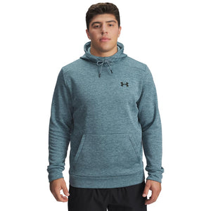 Under Armour Men's ArmourFleece Twist Hoodie, (587) Jasper Blue / / Black, X-Large