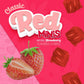 Wiley Wallaby Classic Red Mini Licorice Bites 3.5 Ounce Gourmet Soft & Chewy Australian Strawberry Licorice Candy Bags, 18 Pack