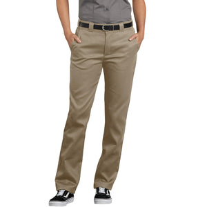 Dickies Women's Flex Slim Fit Work Pants Pants, -desert sand, 2