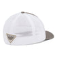 Columbia Unisex PHG Game Flag Mesh Ball Cap - Mid, Iron/White, Large/X-Large