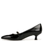 LifeStride Womens Madelyn Kitten Heel Pump Black Patent 7.5 M