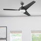 Honeywell Ceiling Fans Neyo, 52 Inch Contemporary Indoor LED Ceiling Fan with Light, Remote Control, Modern High Performance Blades, Reversible Motor Model- 51800-01 (Espresso)