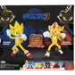 JAKKS Pacific Sonic The Hedgehog Light Up Super Sonic & Super Shadow Action Figure Set