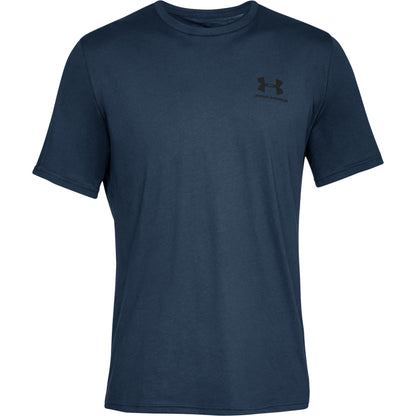 Under Armour Men's Sportstyle Left Chest Short-Sleeve T-Shirt , Academy Blue (408)/Black , X-Large