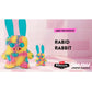 ZURU Fugglers Bigg Fuggs - Big Funny Ugly Monster Plush - 17 inches (Rabid Rabbit (Tie Dye))