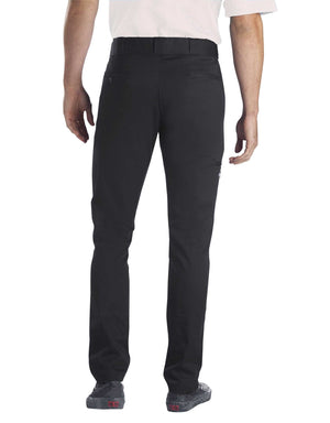Dickies mens Skinny Straight-fit work utility pants, Dark Navy, 28W x 32L US